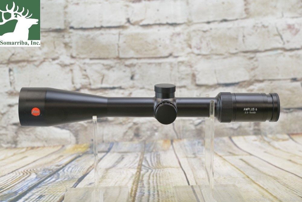 LEICA RIFLESCOPE 50300 AMPLUS 6, 2.5-15X50i, L-4a RETICLE-img-0