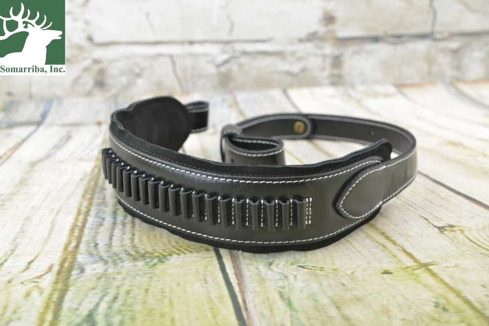 OP SLING BLACK LEATHER 22 LR COMPATIBLE-img-0