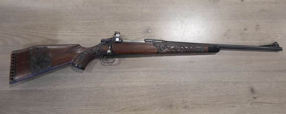 Winchester Model of 1917 .30-06 Bolt Action 22" Custom Engraved Stock-img-0