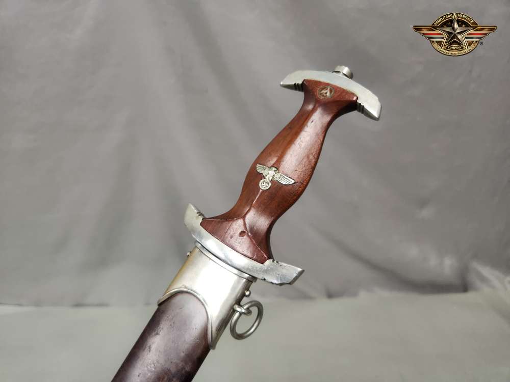 WWII Early German SA M1933 Dagger Gebrüder Heller Mi District-img-0