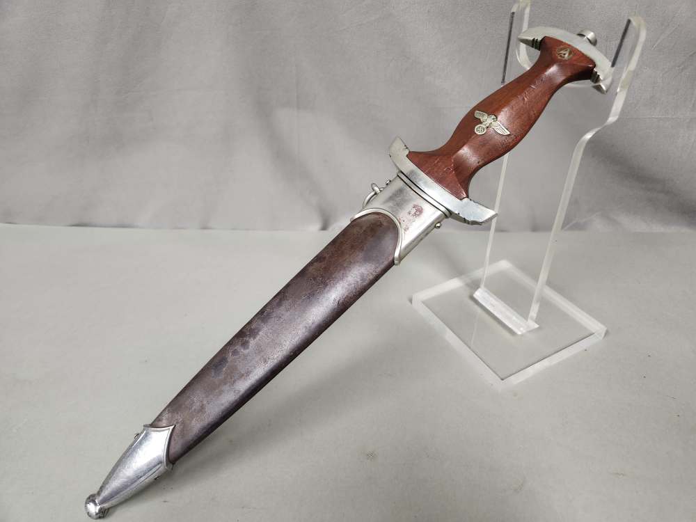 WWII Early German SA M1933 Dagger Gebrüder Heller Mi District-img-24