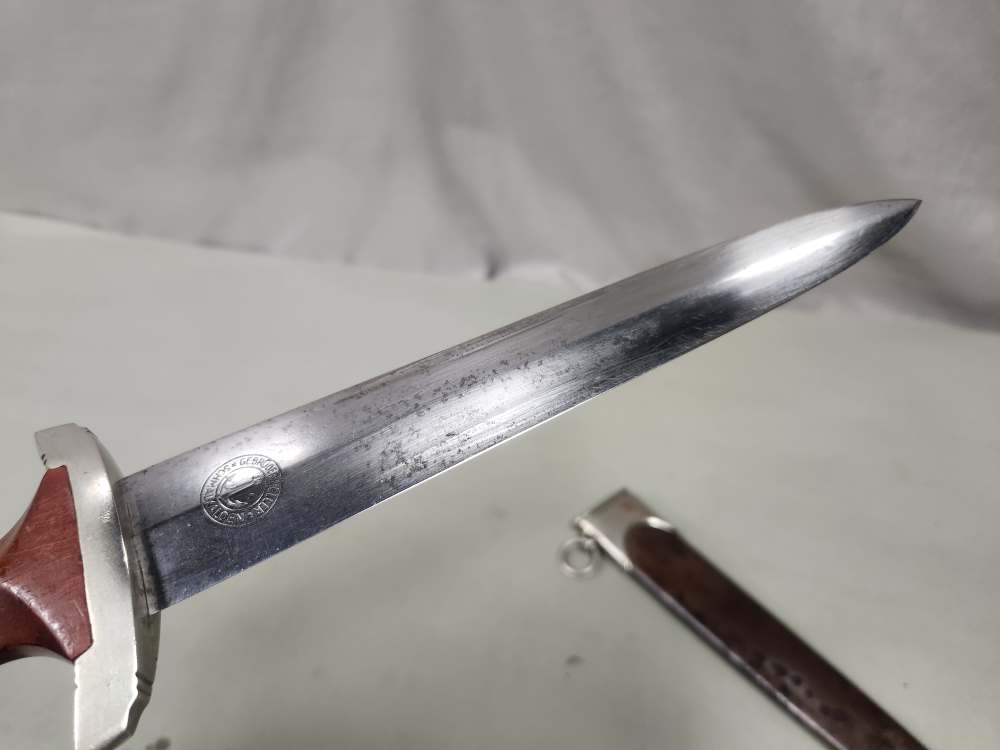 WWII Early German SA M1933 Dagger Gebrüder Heller Mi District-img-10