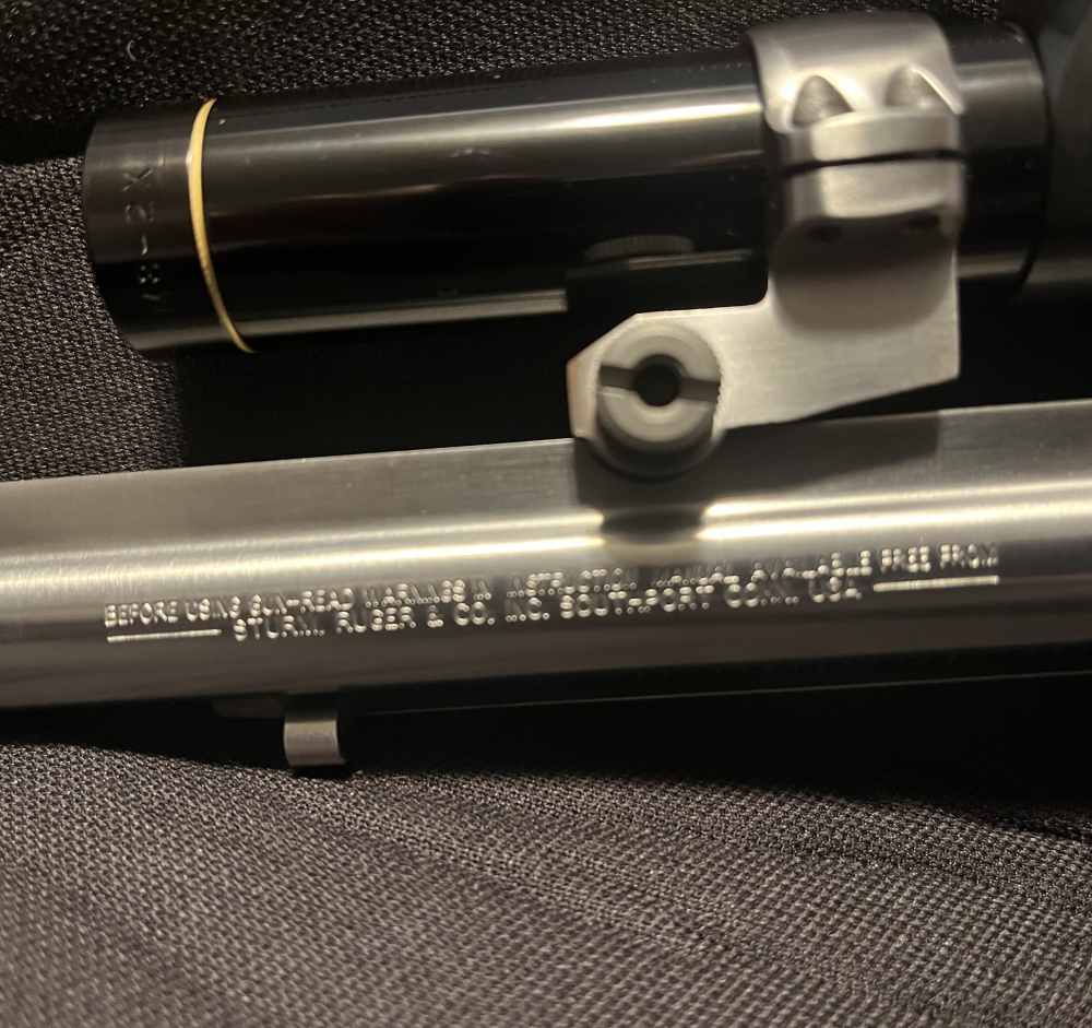 Ruger New Model Super BlackHawk Hunter .44 Mag w Leupold M8-2X scope-img-3