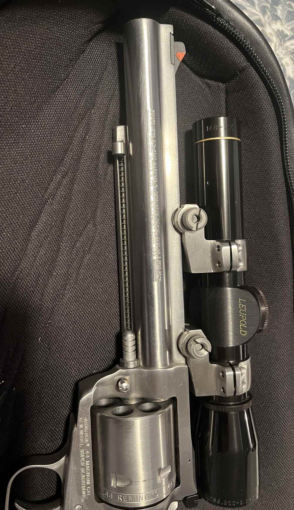 Ruger New Model Super BlackHawk Hunter .44 Mag w Leupold M8-2X scope-img-2
