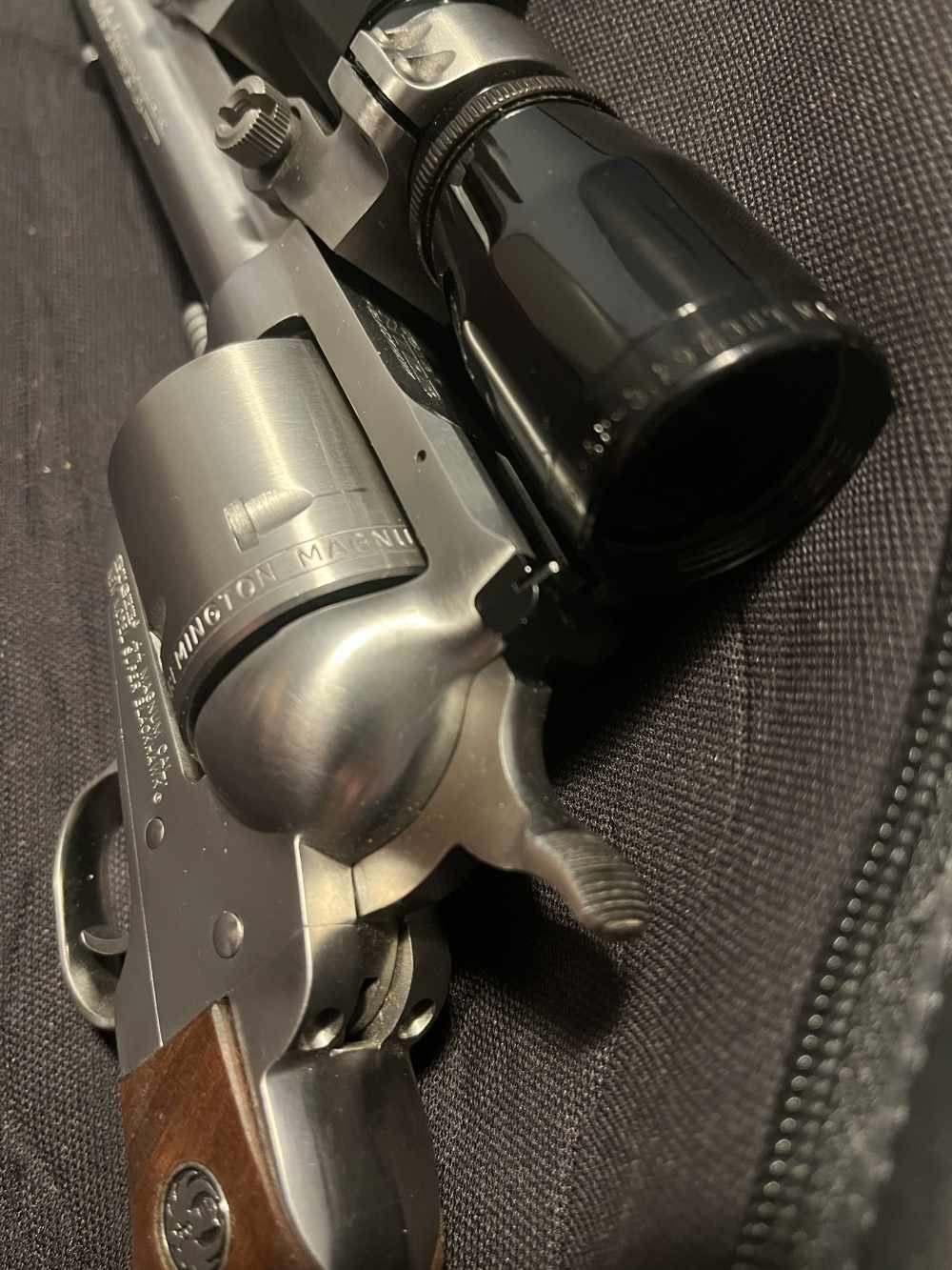 Ruger New Model Super BlackHawk Hunter .44 Mag w Leupold M8-2X scope-img-11