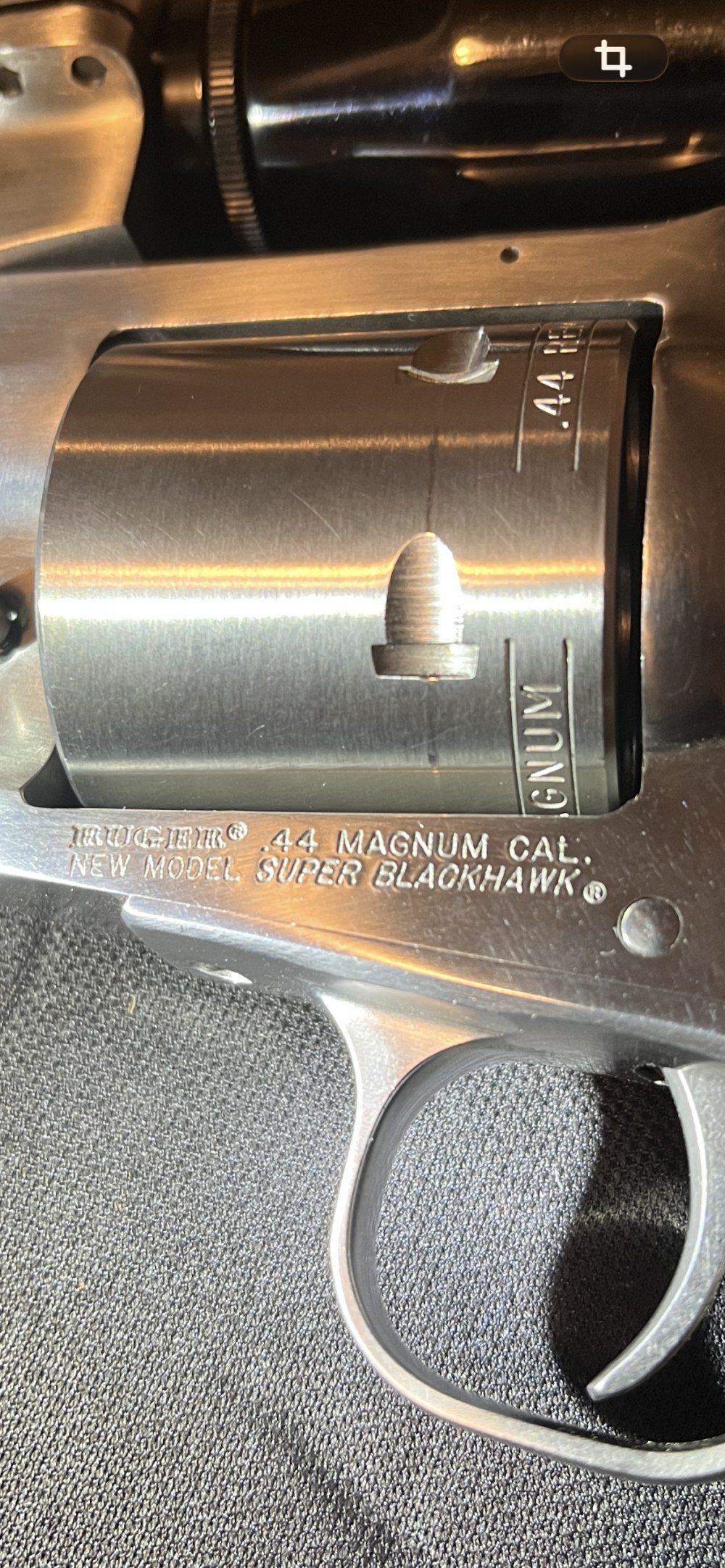 Ruger New Model Super BlackHawk Hunter .44 Mag w Leupold M8-2X scope-img-16