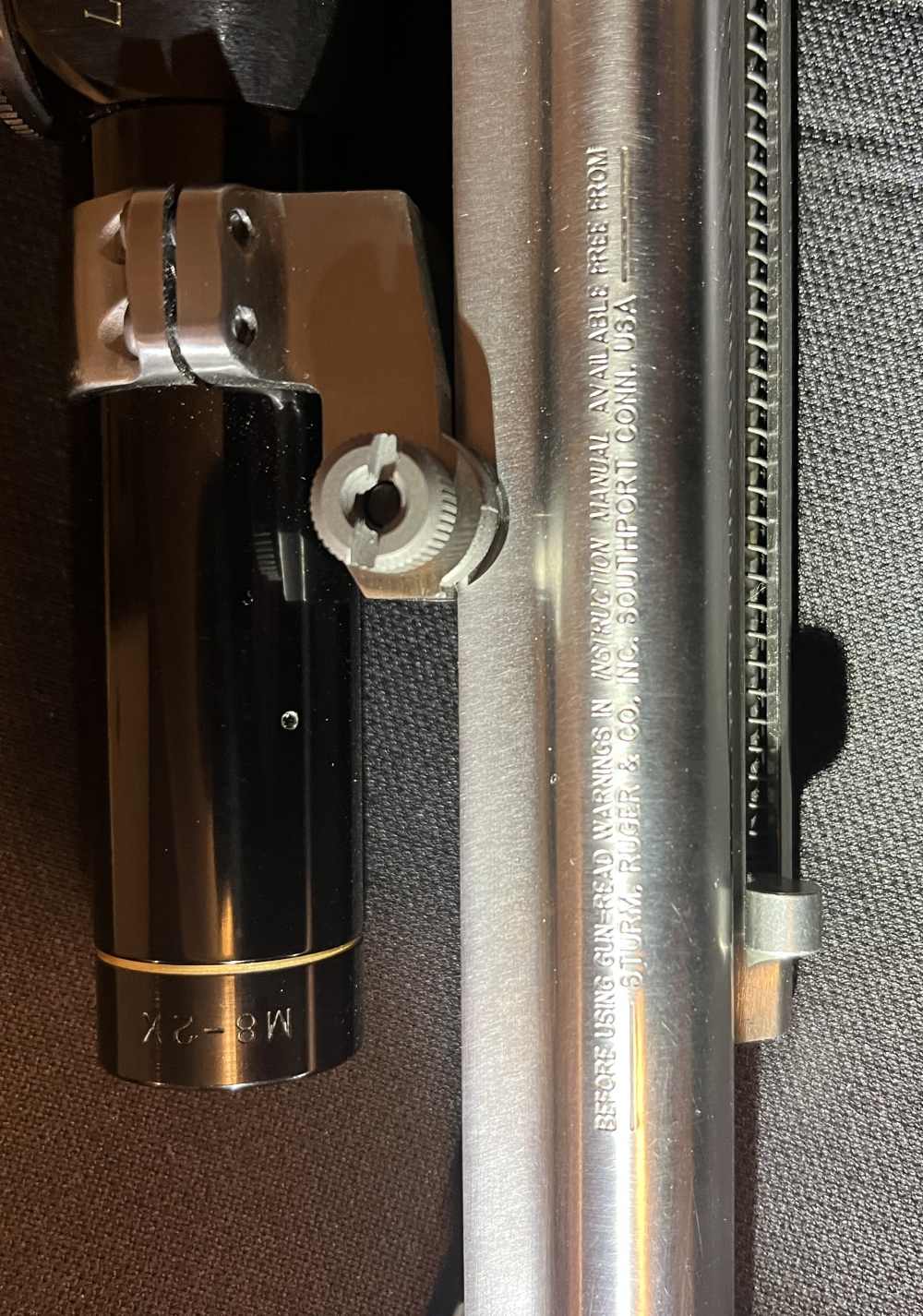 Ruger New Model Super BlackHawk Hunter .44 Mag w Leupold M8-2X scope-img-17