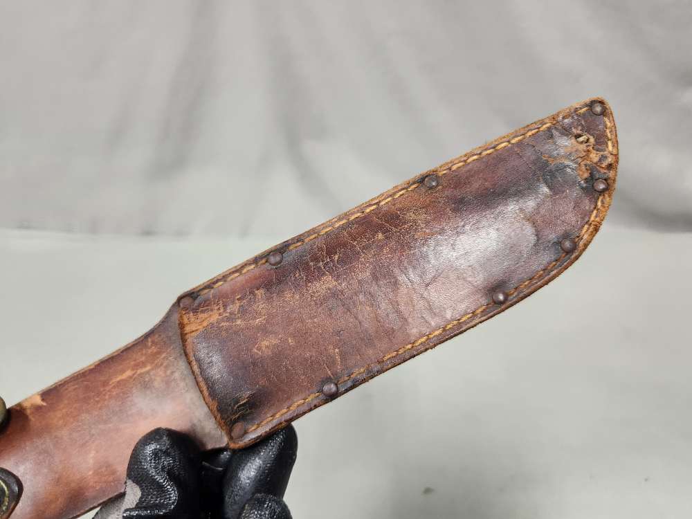 WWII PAL RH-36 US Fighting Utility Knife 6in Blade Leather Sheath-img-14