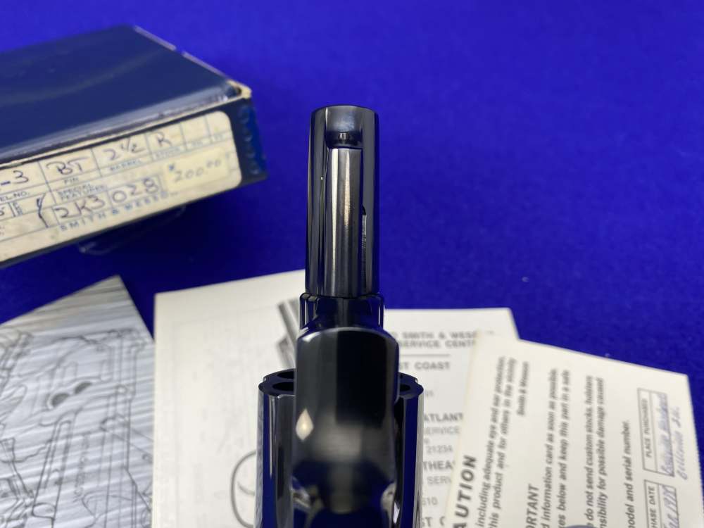 1977 Smith Wesson 19-3 .357 Magnum 2.5" *INCREDIBLE COMBAT MAGNUM SMITH*-img-30