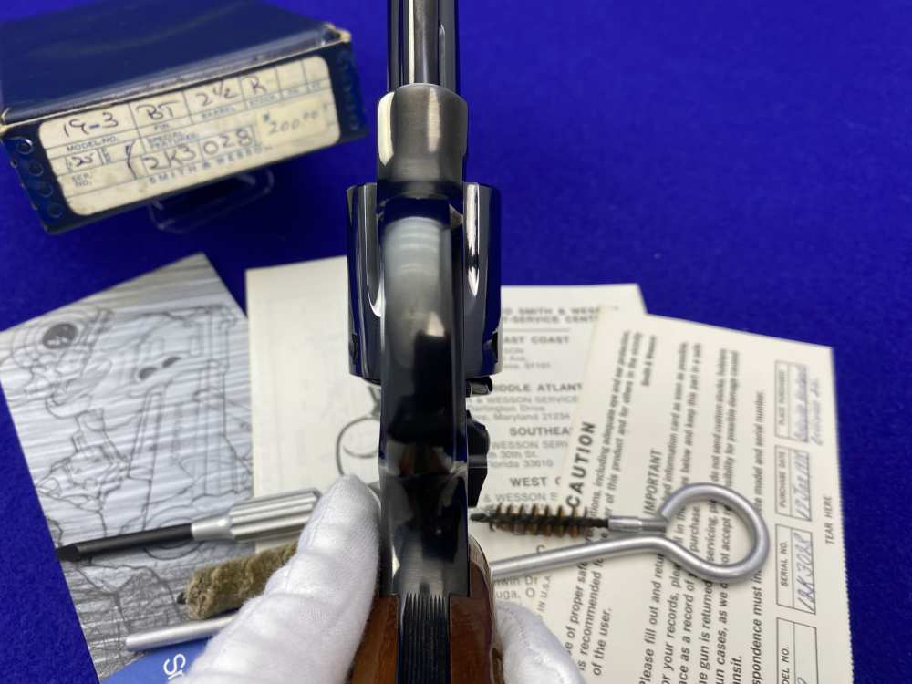 1977 Smith Wesson 19-3 .357 Magnum 2.5" *INCREDIBLE COMBAT MAGNUM SMITH*-img-29