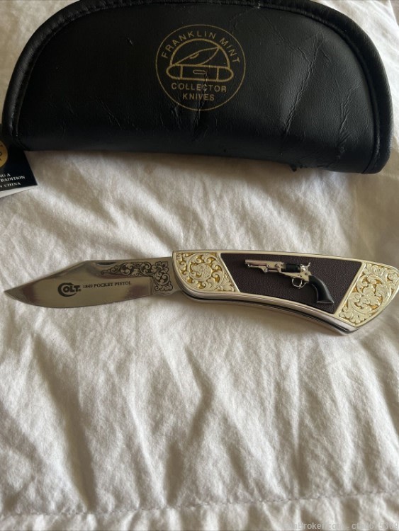 Colt 1849 Pocket Pistol Knife Franklin Mint -img-0