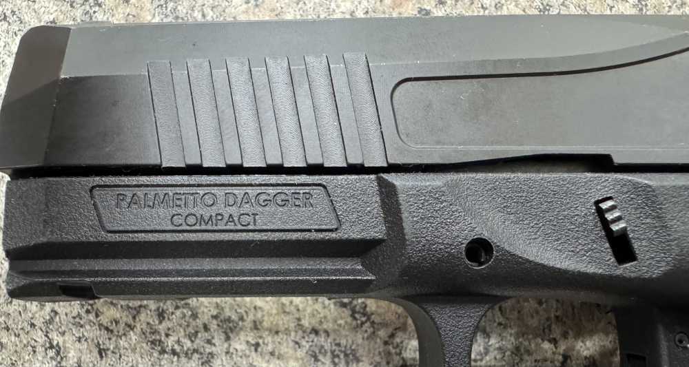 PSA Dagger Compact 9mm Semi-Auto Pistol 15+1 Capacity Black - Glock 19 Comp-img-3
