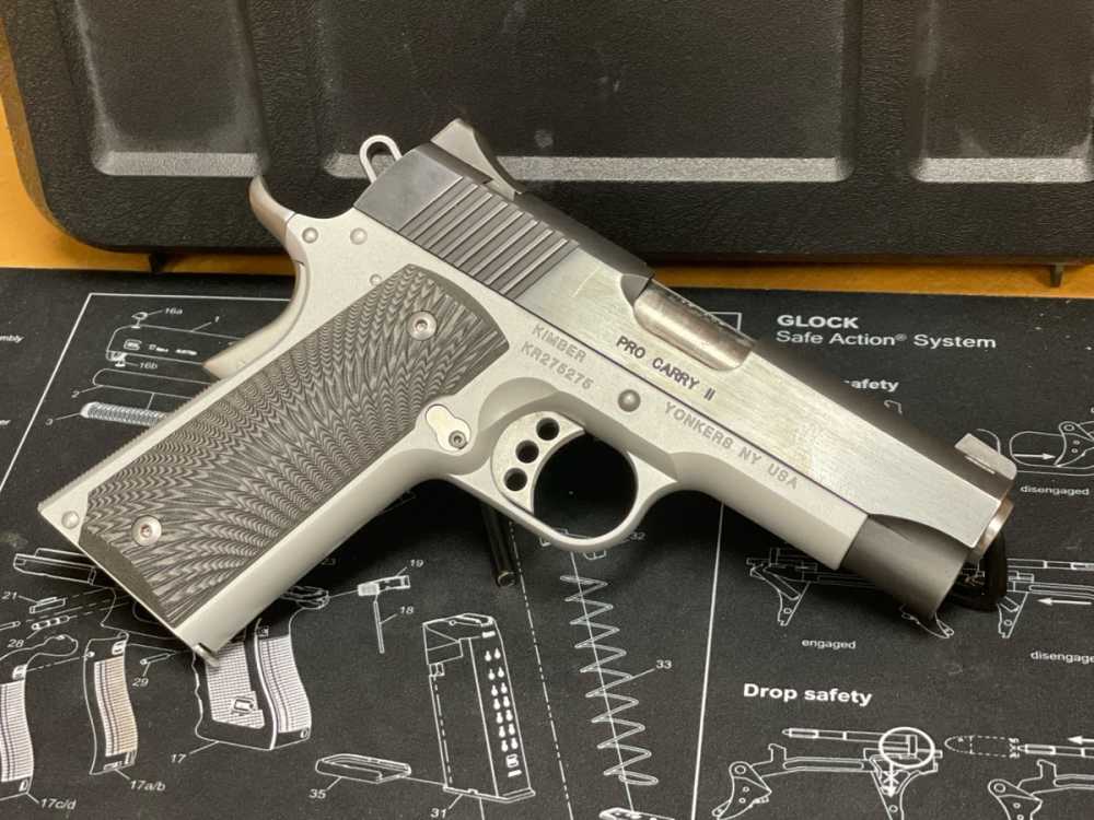 Kimber Pro Carry II 2-tone Black/Stainless - 4" - 45 ACP - NR - PENNY - .01-img-1