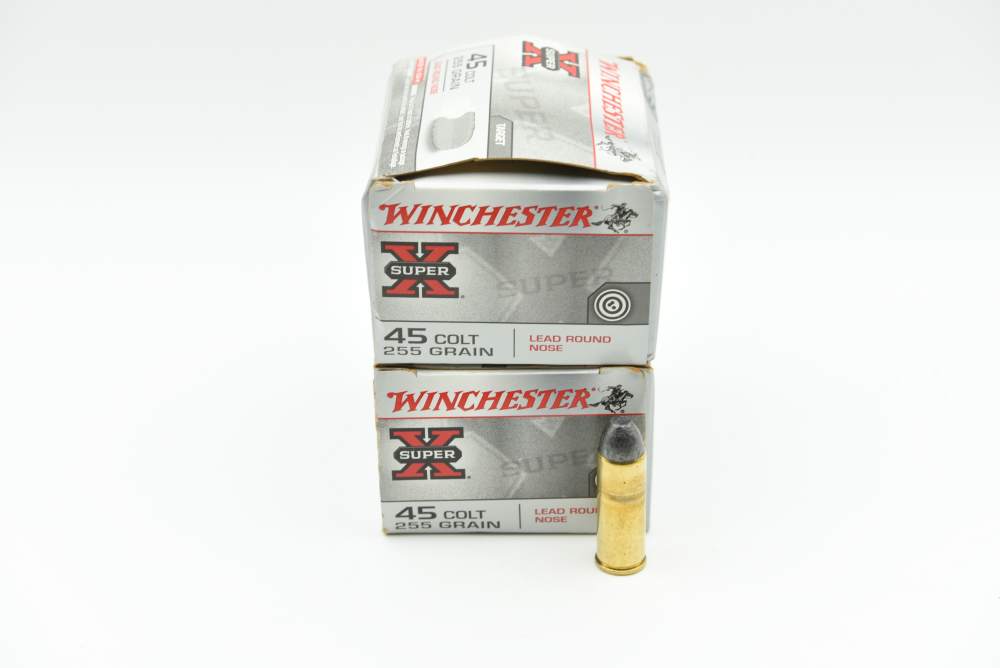 40 Rounds Winchester Super X 45 Colt 255 Grain Lead Round Nose Ammo-img-2