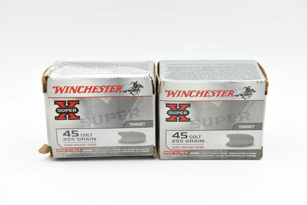40 Rounds Winchester Super X 45 Colt 255 Grain Lead Round Nose Ammo-img-0