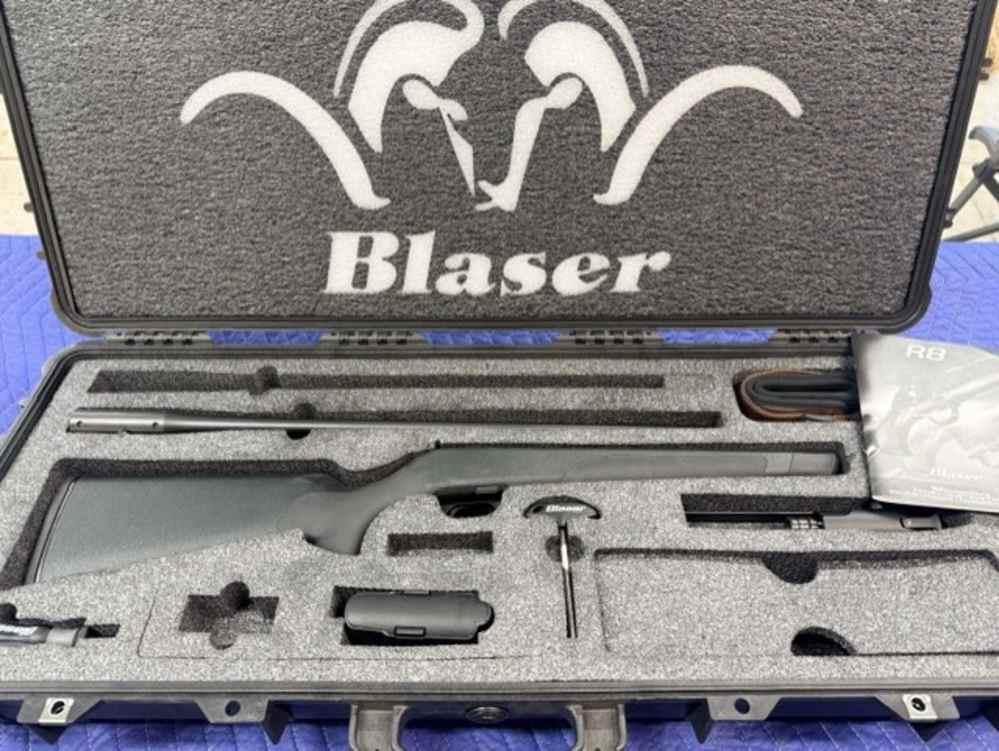 Blaser R8 unfired in Pelican Blaser Case-img-0