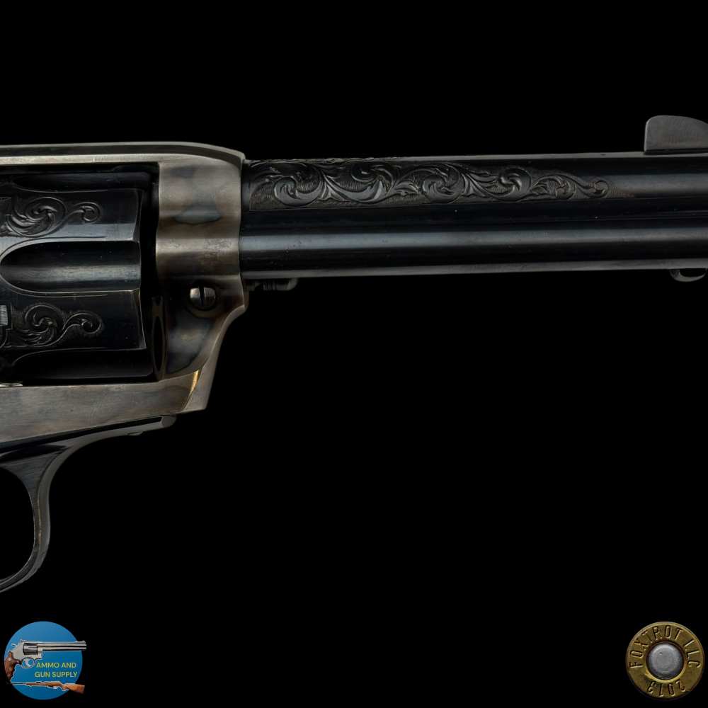 COLT SINGLE ACTION ARMY 44 SPL 4.75" - W.H. GOUGH STYLE ENGRAVED - LETTER-img-3