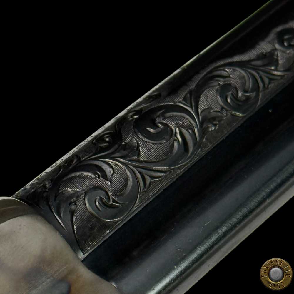 COLT SINGLE ACTION ARMY 44 SPL 4.75" - W.H. GOUGH STYLE ENGRAVED - LETTER-img-29