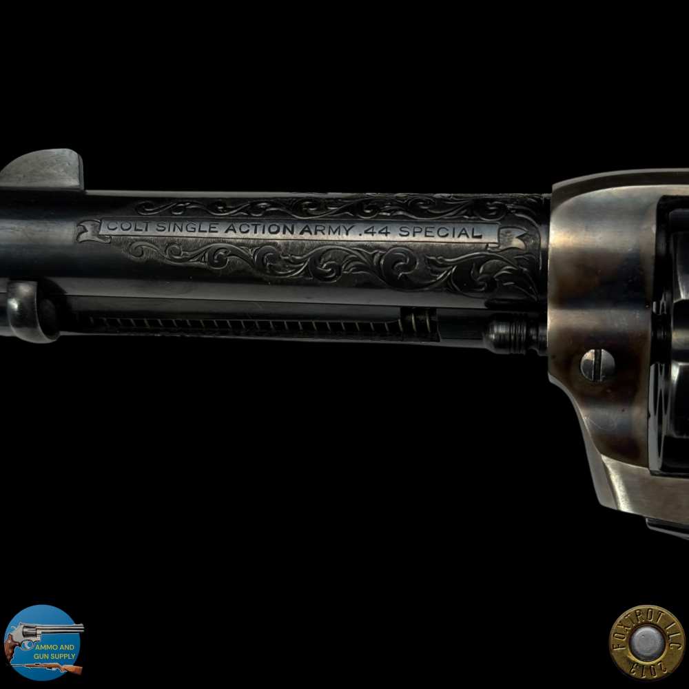 COLT SINGLE ACTION ARMY 44 SPL 4.75" - W.H. GOUGH STYLE ENGRAVED - LETTER-img-20
