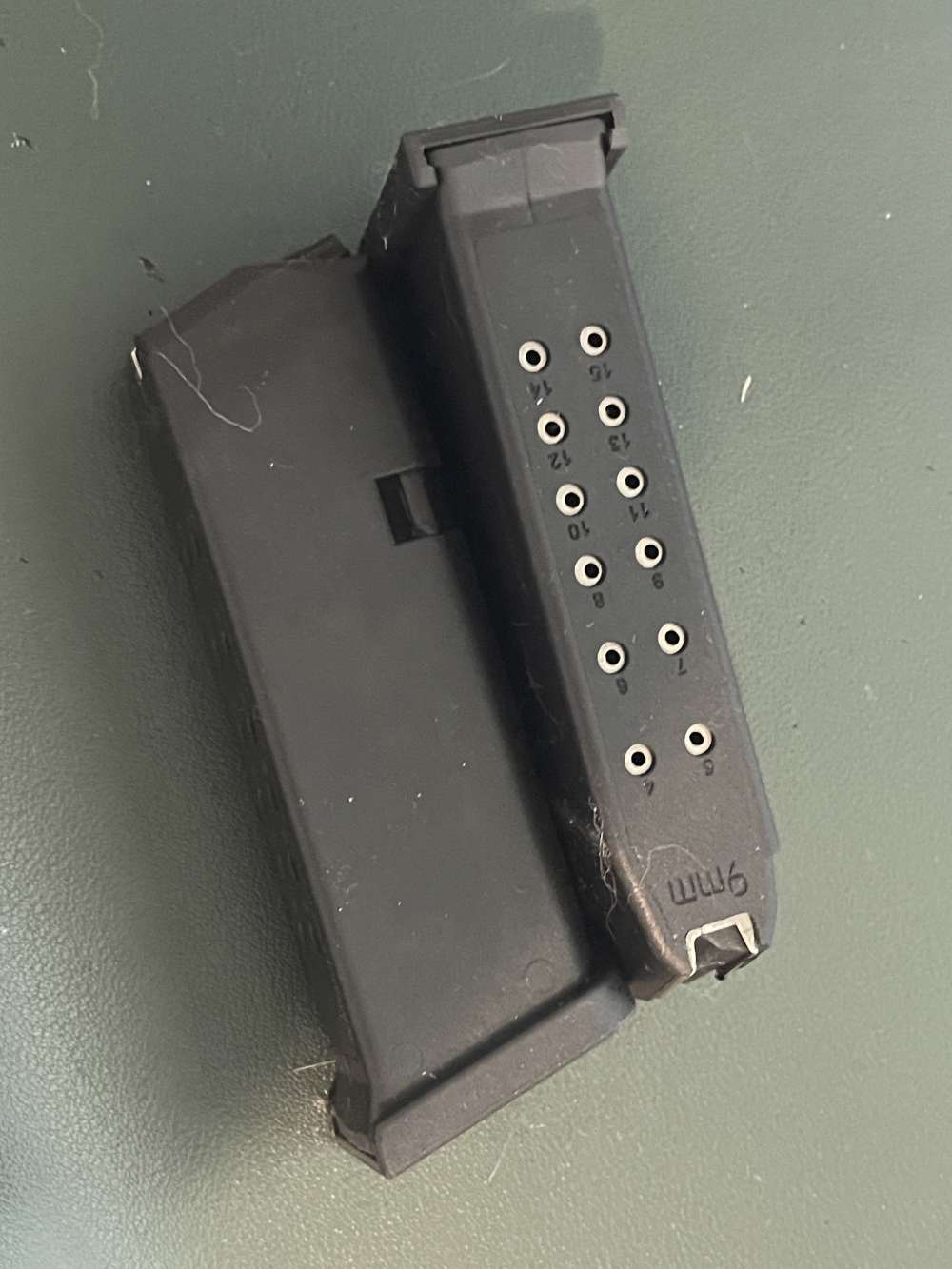 x2 Magazines for Glock 9mm 15rd - UNK MFG ( LOT OF 2 ) -img-1