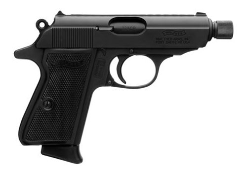 Walther Arms PPK SD Handgun .32 Auto 7rd Magazines(2) 3.3in 1/2x28 Threaded-img-0