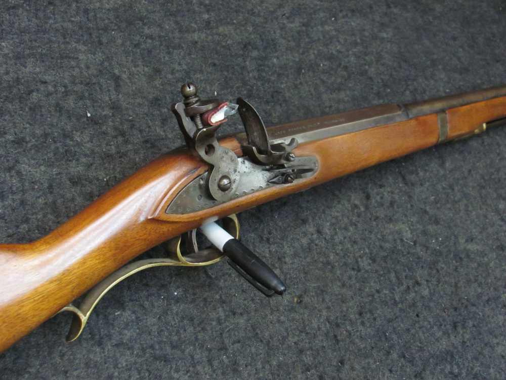 Vintage MIROKU 67 CAL BIG Flintlock  Musket - With FREE 1814 Real Penny-!-img-2