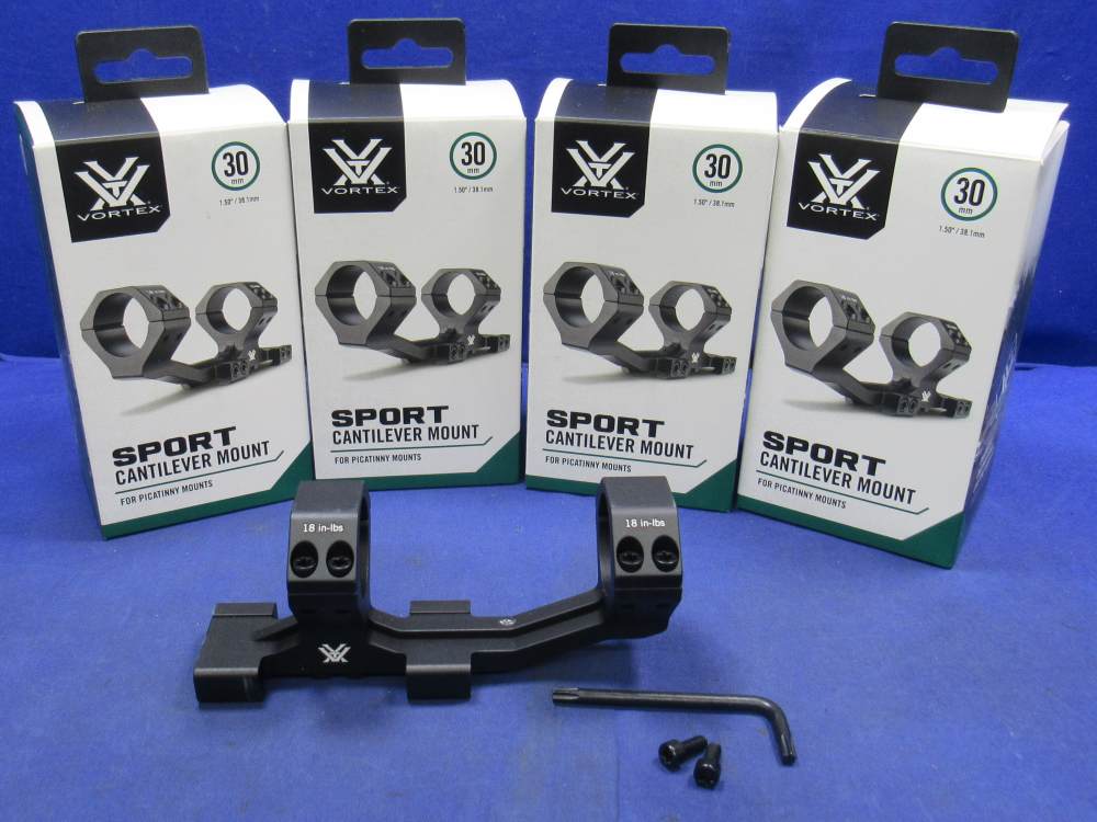 Lot of Four (4) Vortex Sport Cantilever Scope Mounts - Picatinny Rail - NEW-img-0