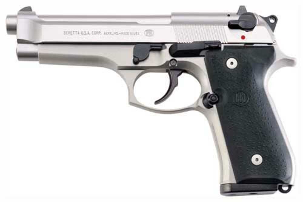 Beretta 92FS Inox 9mm Pistol CA Compliant 10+1 Stainless SS JS92F510CA-img-0