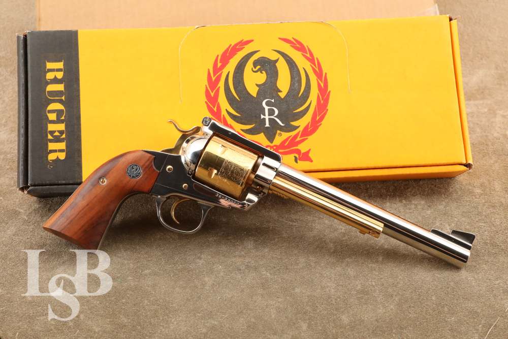 Ruger New-Model Blackhawk Bisley 7.5” .357 Mag 6-Shot Revolver & Box, 1986-img-0