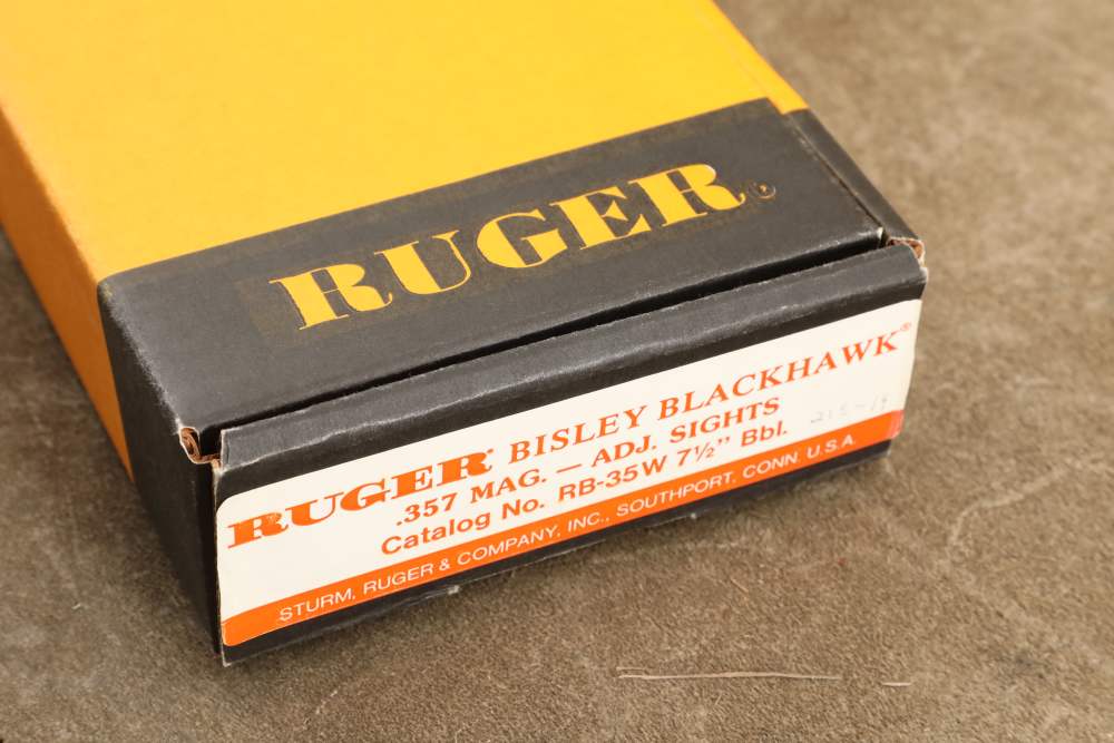Ruger New-Model Blackhawk Bisley 7.5” .357 Mag 6-Shot Revolver & Box, 1986-img-19