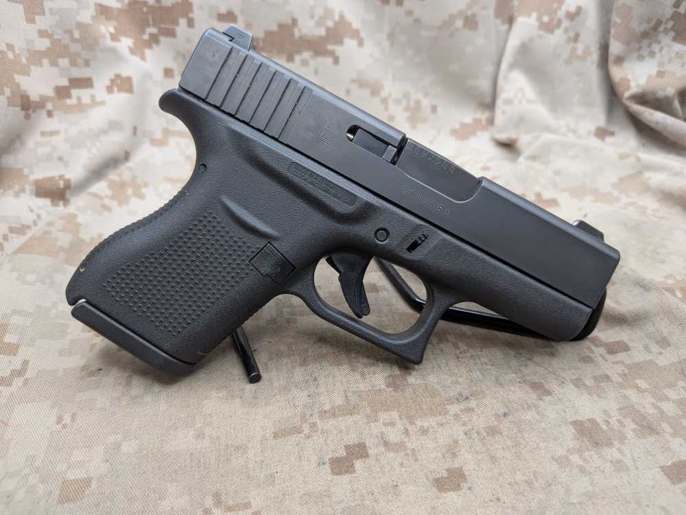 Glock 43 9MM Slimline G43 Police Trade In USED Night Sights-img-2