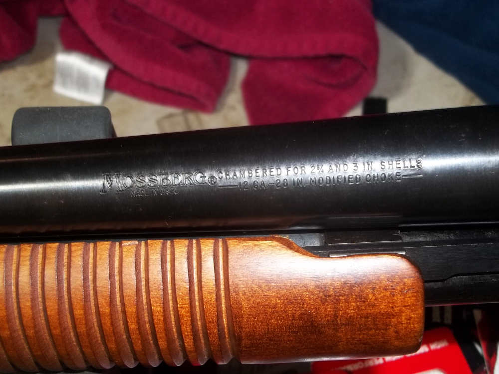 Mossberg 500A .12 Ga. Shotgun With two Barrels and Pistol Grip. -img-7