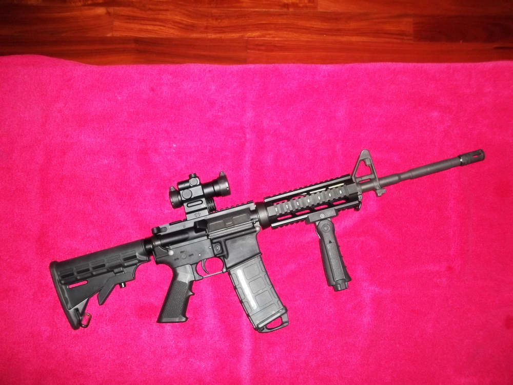 Tactical Weapons Solutions AR-15 5.56 Rifle W/ATI Laser & Red Dot Reflex  -img-2