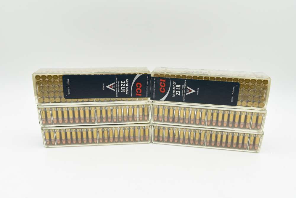 600 Rounds CCI Mini Mag 22 LR 40 Grain Copper Plated Round Nose Ammo-img-0