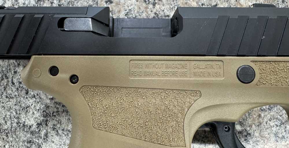 Beretta APX A1 Carry 9mm FDE/Tan Black Slide Optics Ready 8+1 Semi-Auto Pis-img-8