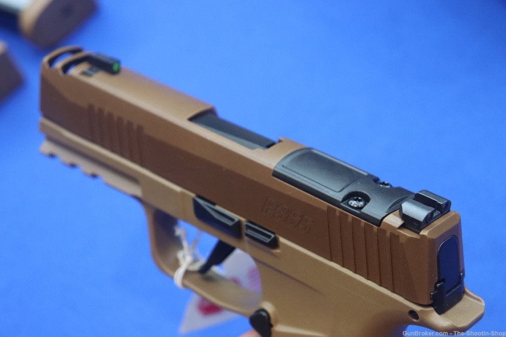 Sig Sauer P365 X Macro Comp Pistol NRA 2A Compensated 9MM P365X 17RD Coyote-img-14