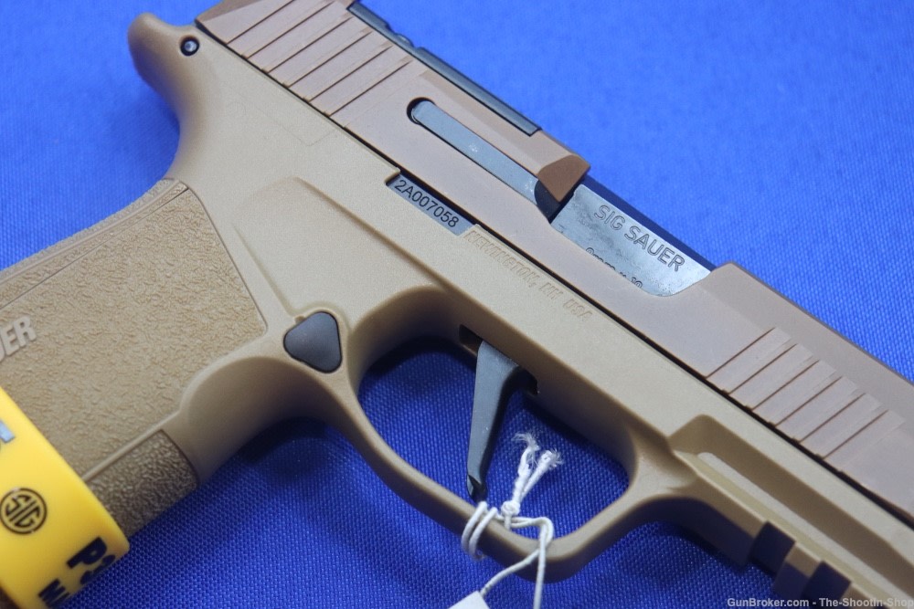 Sig Sauer P365 X Macro Comp Pistol NRA 2A Compensated 9MM P365X 17RD Coyote-img-10