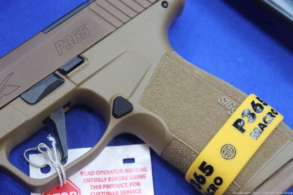Sig Sauer P365 X Macro Comp Pistol NRA 2A Compensated 9MM P365X 17RD Coyote-img-6