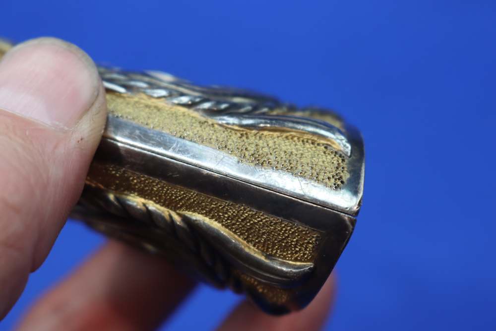 Vintage S&W K Frame Revolver Grips 925 Sterling Silver Gold Embellish RARE-img-19