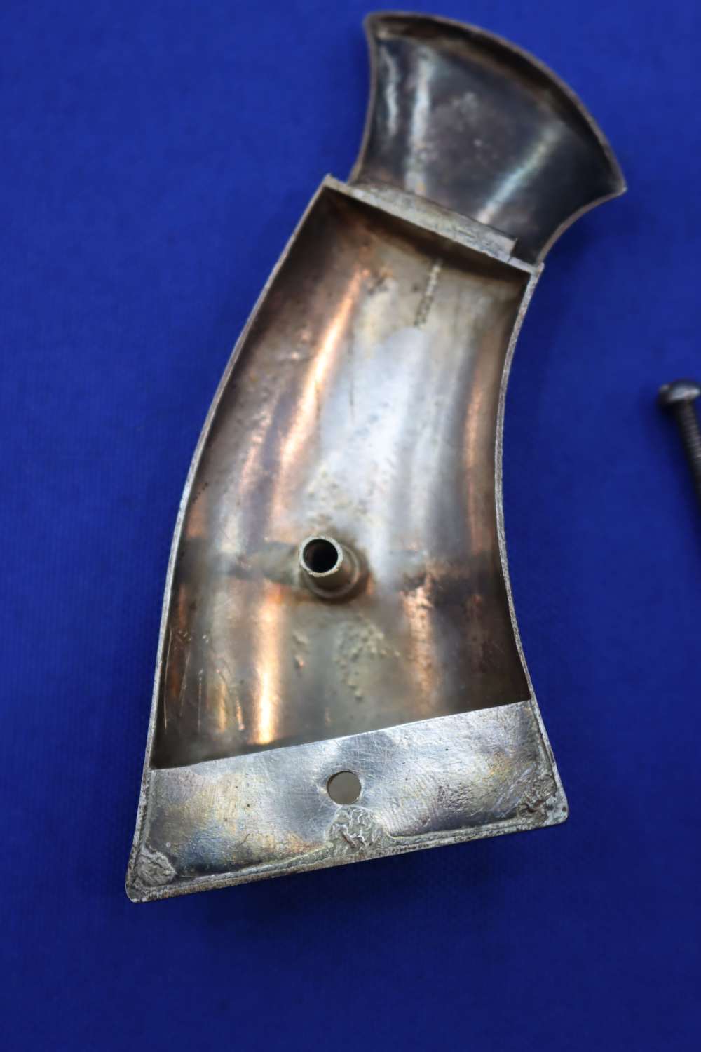 Vintage S&W K Frame Revolver Grips 925 Sterling Silver Gold Embellish RARE-img-10