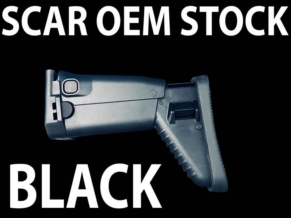 FNH SCAR STOCK 15P 16S 17S 20S, BLACK, OEM-img-0