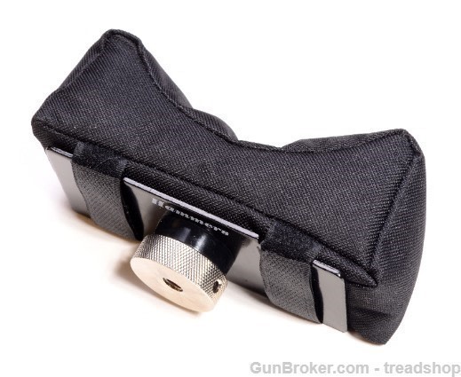 Soft Bean Bag V Gun Rest w/ 1/4 & 3/8 Threads-img-1