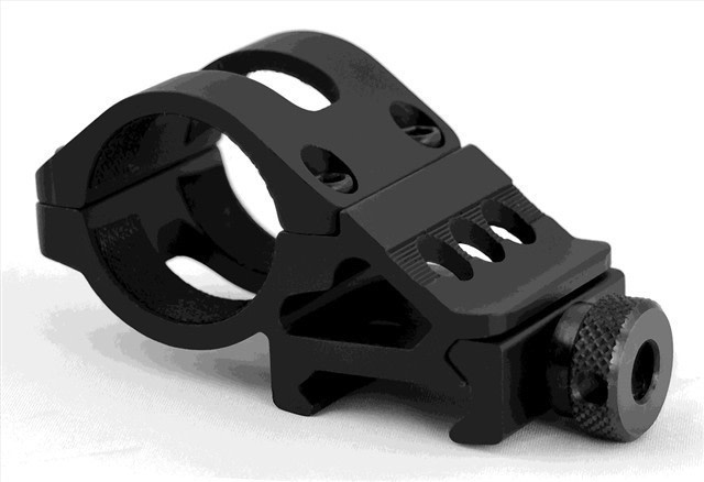 1" Flashlight Offset Ring Mount Picatinny Weaver-img-0