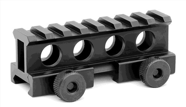 1 INCH COMPACT RISER MOUNT PICATINNY RAIL 8 SLOTS-img-0