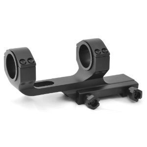 One Piece Offset Rifle Scope Mount 30mm with 1inch Spacer Picatinny Rail-img-1