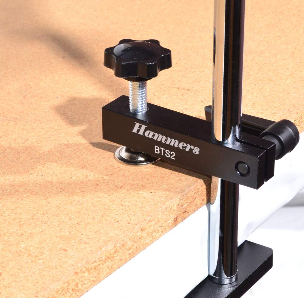 5/8inch Benchtop Spotting Scope Stand Mount w/ Swivel Crossbar Ball Head-img-1