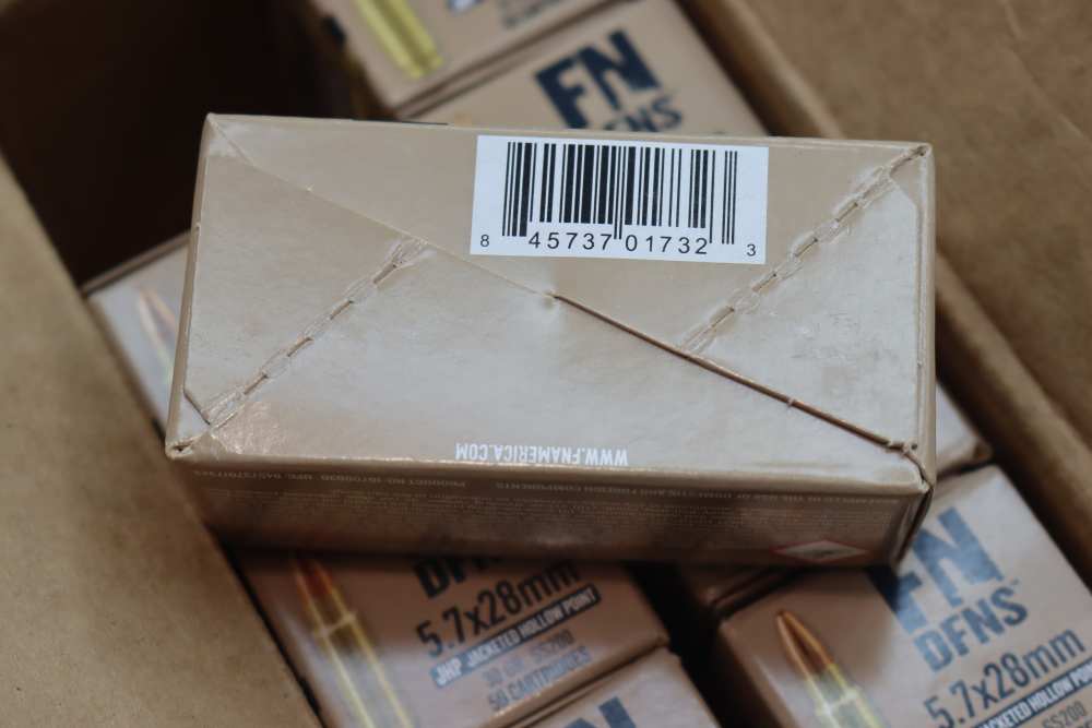 FNH NF DFNS 5.7X28MM Pistol Ammunition 500RD Ammo Case Lot 30GR JHP NEW 5.7-img-4