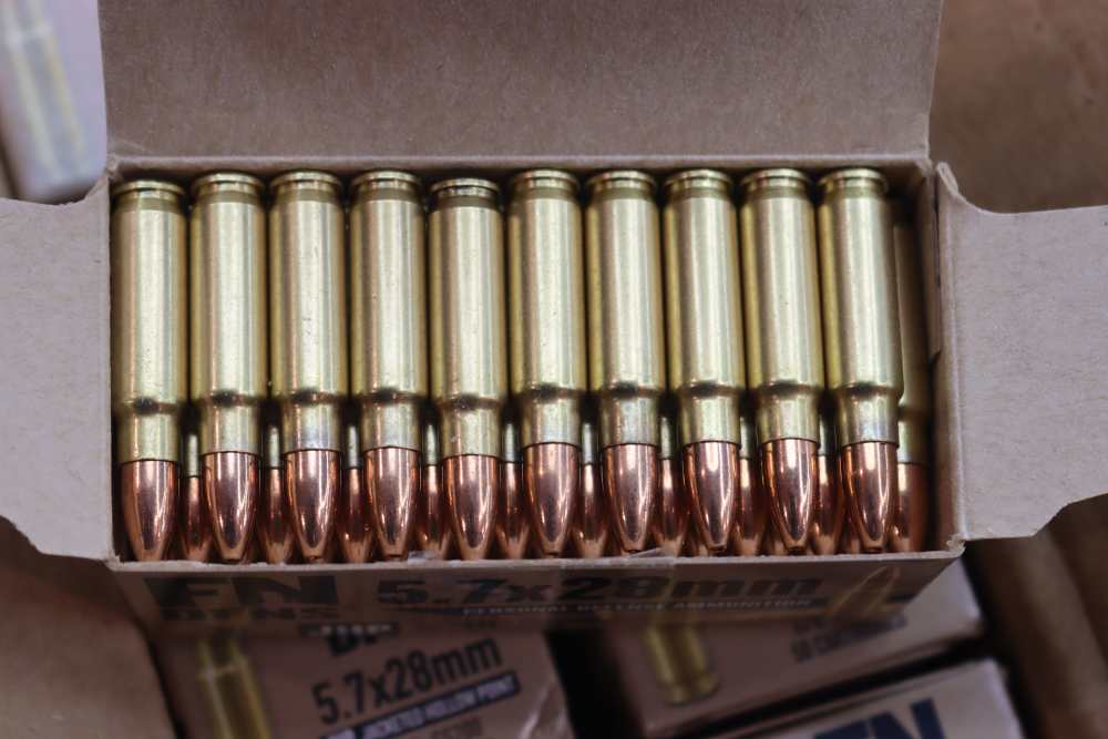 FNH NF DFNS 5.7X28MM Pistol Ammunition 500RD Ammo Case Lot 30GR JHP NEW 5.7-img-3