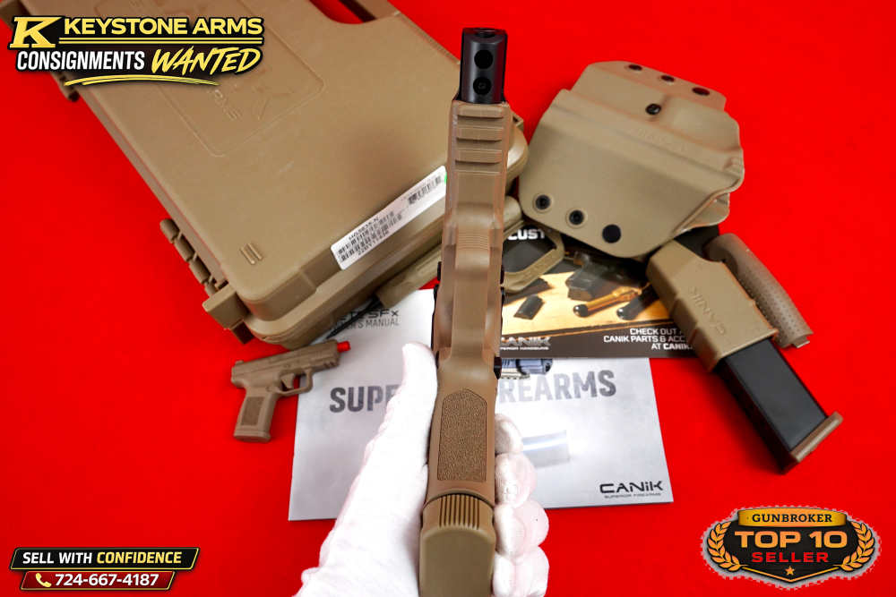 Awesome Canik METE SFX 9mm 2-Tone Original Case NIB-img-19