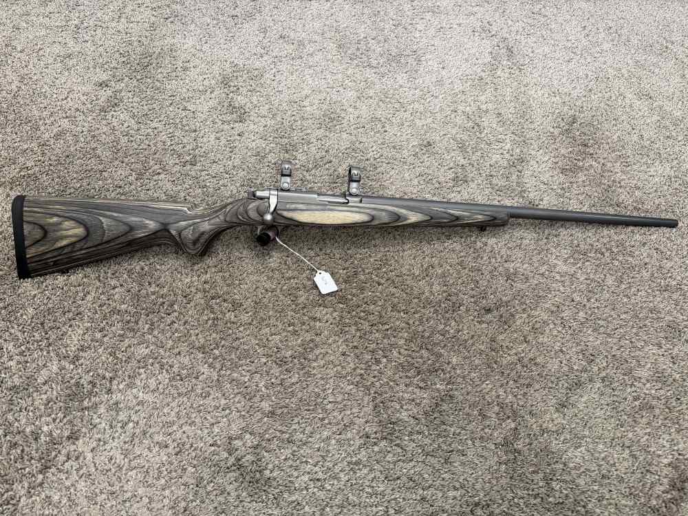 Ruger m77 77/17 HMR bolt action old production SS laminate  JH-img-0